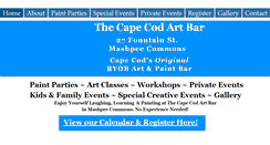 Desktop Screenshot of capecodartbar.com